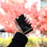 richmond & finch black marble glossy phone case - iPhone 6/6S