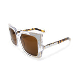 pared eyewear 'sun & shade' sunglasses - gold/white