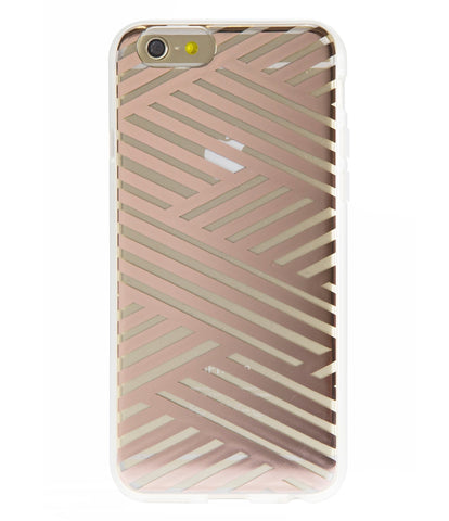 sonix case for iPhone 6/6S Plus - 'criss cross' - rose gold