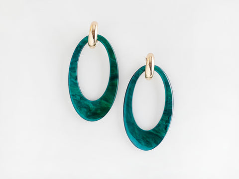 Valet Opulent Earrings - Jade
