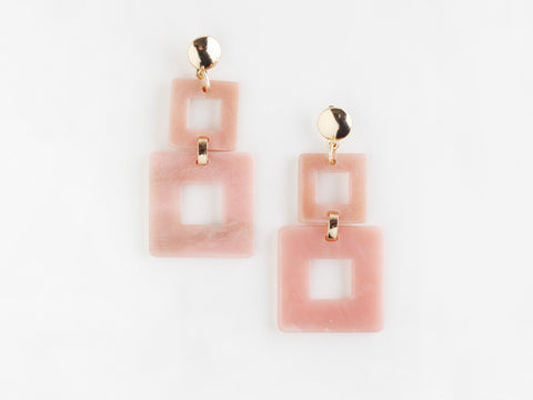 Valet Toucan Earrings - Pink