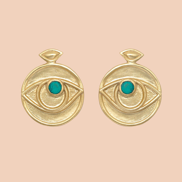 Gypseye Rosetta Earrings - Turquoise