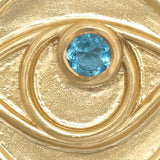 Gypseye Rosetta Earrings - Blue Topaz