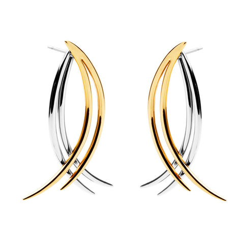 amber sceats 'leighton' earrings - gold/silver