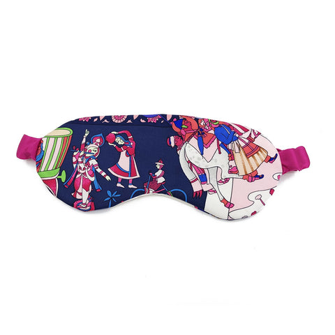 Sleep Mask made from Hermès Scarf Fantaisies Indiennes