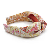 Knot Headband made from Hermès Faubourg Tropical 