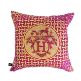 Hermès Vintage Scarf Throw Cushion 'Silk Mosaique Au 24'