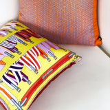 Hermes Cushion made from Les Sangles Scarf
