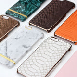 richmond & finch framed orange reptile phone case - iPhone 6/6S