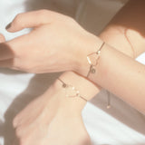 Model wearing the Friendship bracelet by Elvis et moi