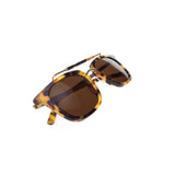 pared eyewear 'camels & caravans' sunglasses - dark tortoise/gold