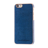richmond & finch framed navy reptile phone case - iPhone 6/6S