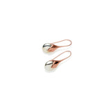 pushmataaha 'mini masai' earrings - rose gold plated brass & sterling silver
