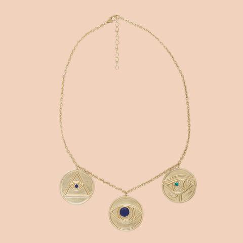 Gypseye Shai Solid Necklace - Lapis Lazuli