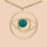 Gypseye Shai Silhouette Necklace - Turquoise