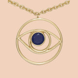 Gypseye Shai Silhouette Necklace - Lapis Lazuli