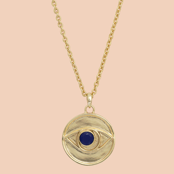 Gypseye Rosetta Eye Necklace - Lapis Lazuli