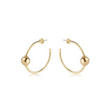 sarina suriano mars circulus earrings - gold