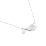 By Charlotte Silver Lotus & Little Buddha Necklace