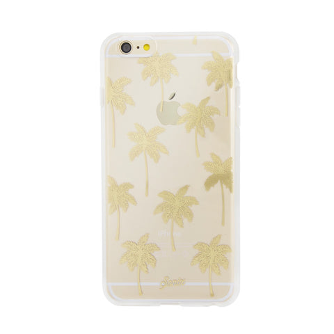 sonix clear coat for iPhone 6/6S - 'palm beach' - gold
